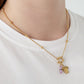Ketting Turtle DIY RVS goud