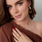 Ketting hanging stars RVS goud
