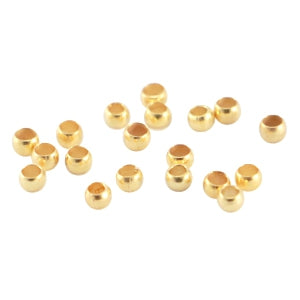 Knijpkraal 2mm DQ Goud
