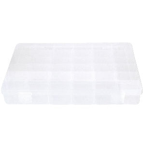 Kralenbakje 36-vaks transparant