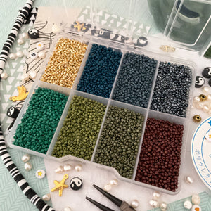 Kralenbox met 2mm rocailles nature - Maak je eigen unieke sieraden!