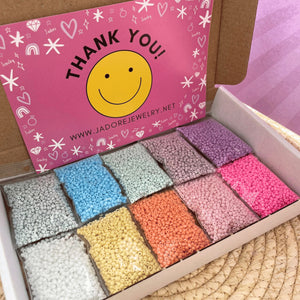 Kralenpakket met 2mm rocailles carnival - Maak je eigen unieke sieraden!