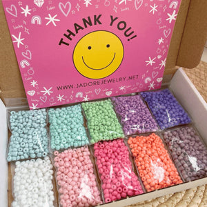 Kralenpakket met 4mm rocailles botanic happiness - Maak je eigen unieke sieraden!