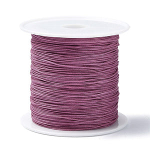 Macramé draad 0.4mm Old Rose