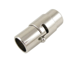 Magneetsluiting rond 6mm zilver