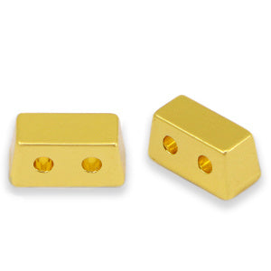 Miyuki Tile beads rectangle Gold