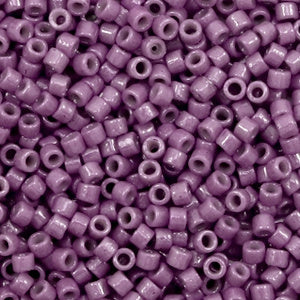 Miyuki delica Duracoat opaque dyed medium purple
