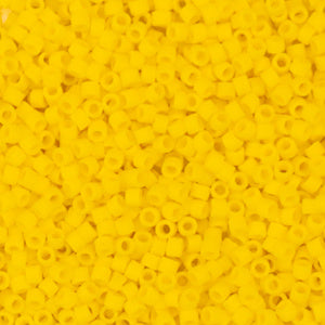 Miyuki delica Opaque matte canary yellow