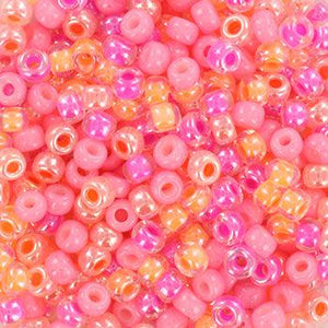 Miyuki rocailles 8/0 Mix bubblegum 8-mix114