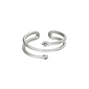 Musthave spiraal ring RVS zilver