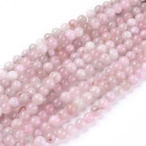 Natuurlijke kralen rose quarts 8mm