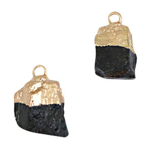 Natuursteen hangers Black-gold