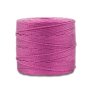 Nylon S-Lon draad 0.6mm Magenta pink