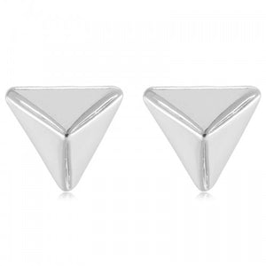 Oorbellen triangle zilver