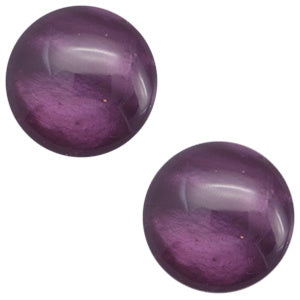 Polaris cabochon 20mm Mosso shiny Aubergine purple