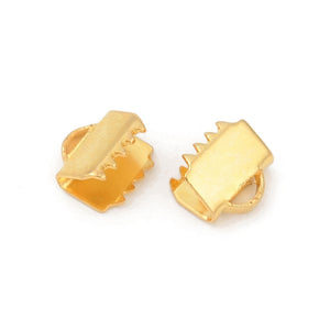RVS veterklem 6mm Goud