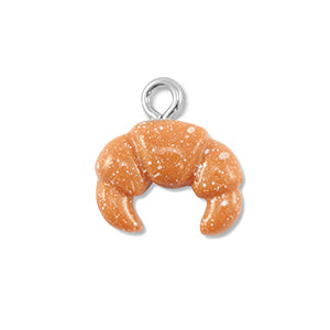 Resin hangers croissant Brown