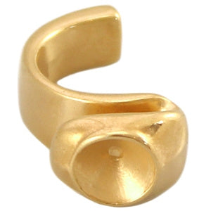 Ring voor puntsteen SS39 goud (DQ)