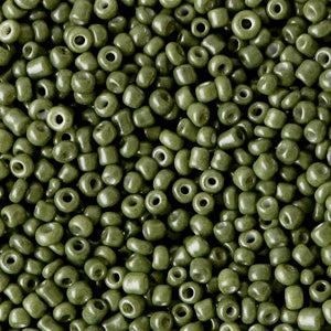 Rocailles Khaki green 2mm