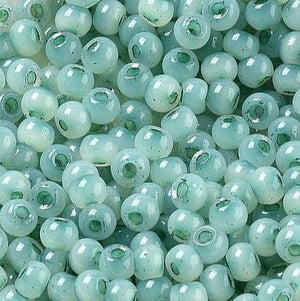 Rocailles cat eye aquamarine 4mm