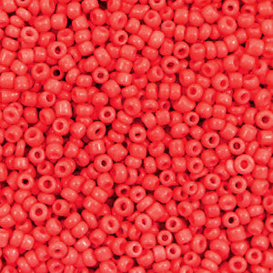 Rocailles Fiery red 2mm