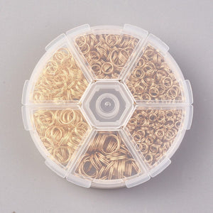 Splitringen box goud