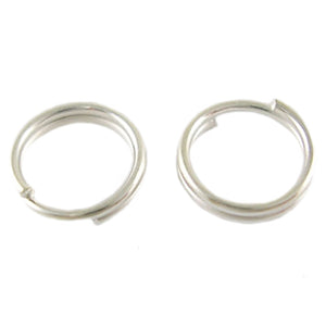 Splitringen zilver 6mm