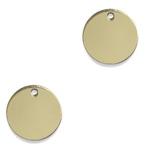 Statement hangers 12mm Metallic gold