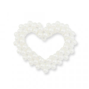 Statement hangers parels hart White