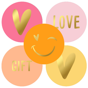 Sticker Smiley Heart Love