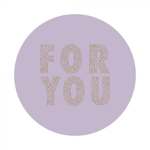 Sticker ''For You'' Lila