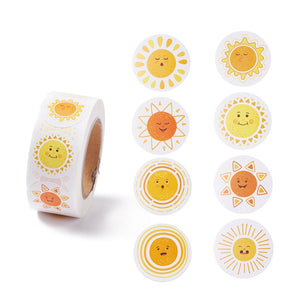 Sticker rond sunshine rol