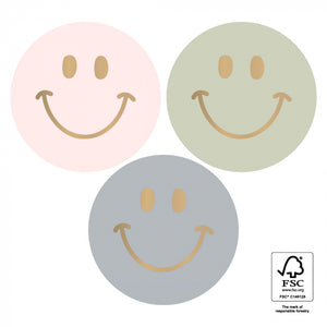 Stickers Multi - Smiley Gold - Faded