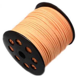 Suede cord orange 3mm