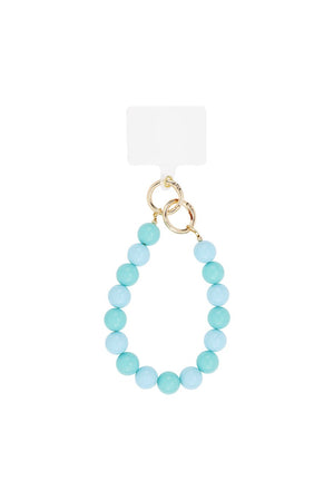 Telefoon koord Bubble Beads Blauw