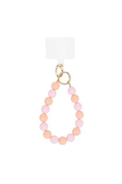 Telefoon koord Bubble Beads Pink