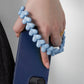 Telefoon koord groot hart smooth Light Blue