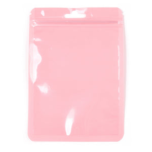 Ziplock zakje groot pink